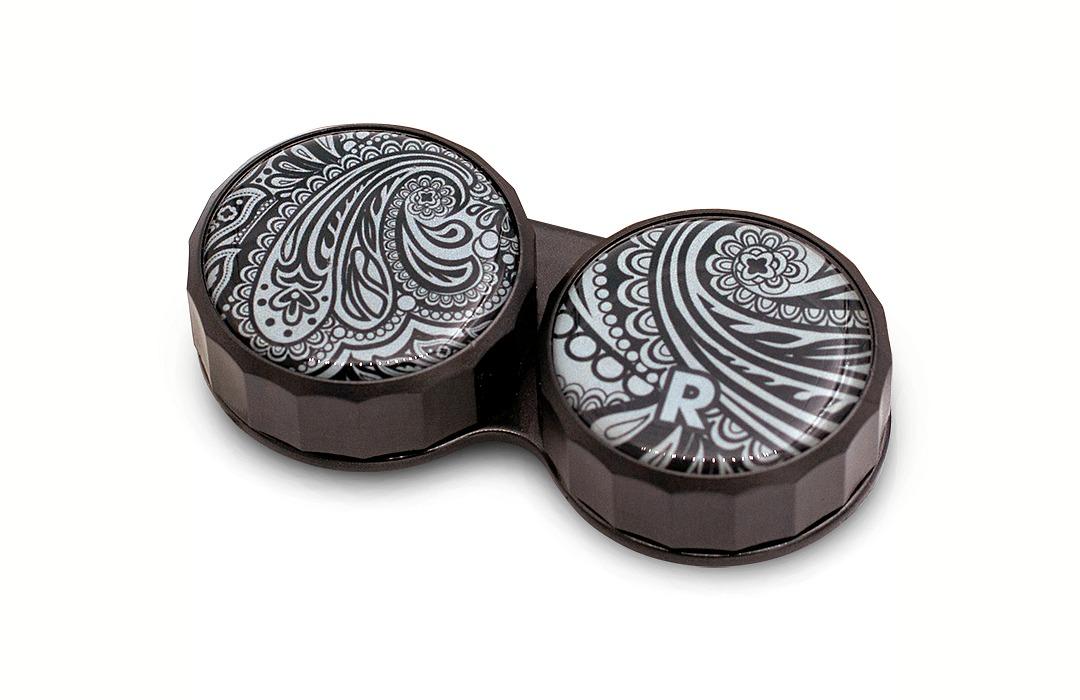 Puzdro na šošovky - Čierne ornamenty