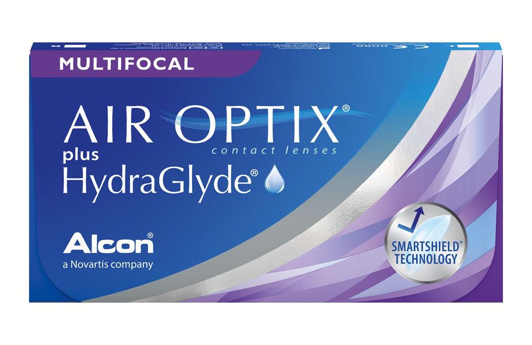 Kontaktné šošovky - Air Optix Aqua Hydraglyde Multifocal (6 šošoviek)
