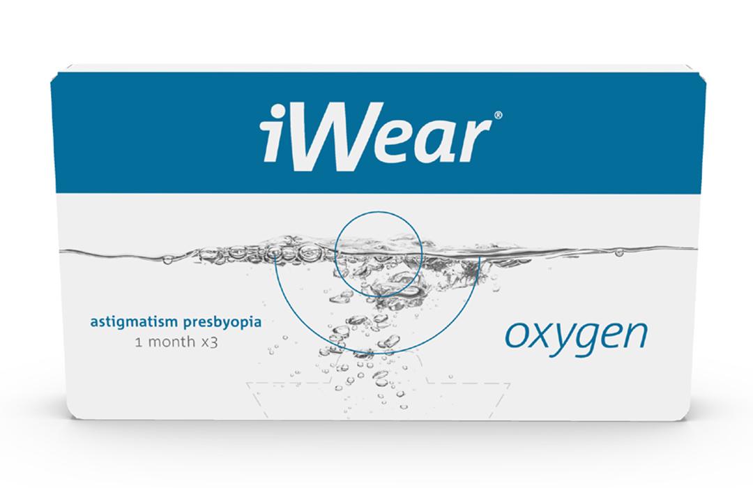 Kontaktné šošovky - iWear Oxygen Astigmatism Presbiopia (3 šošovky)