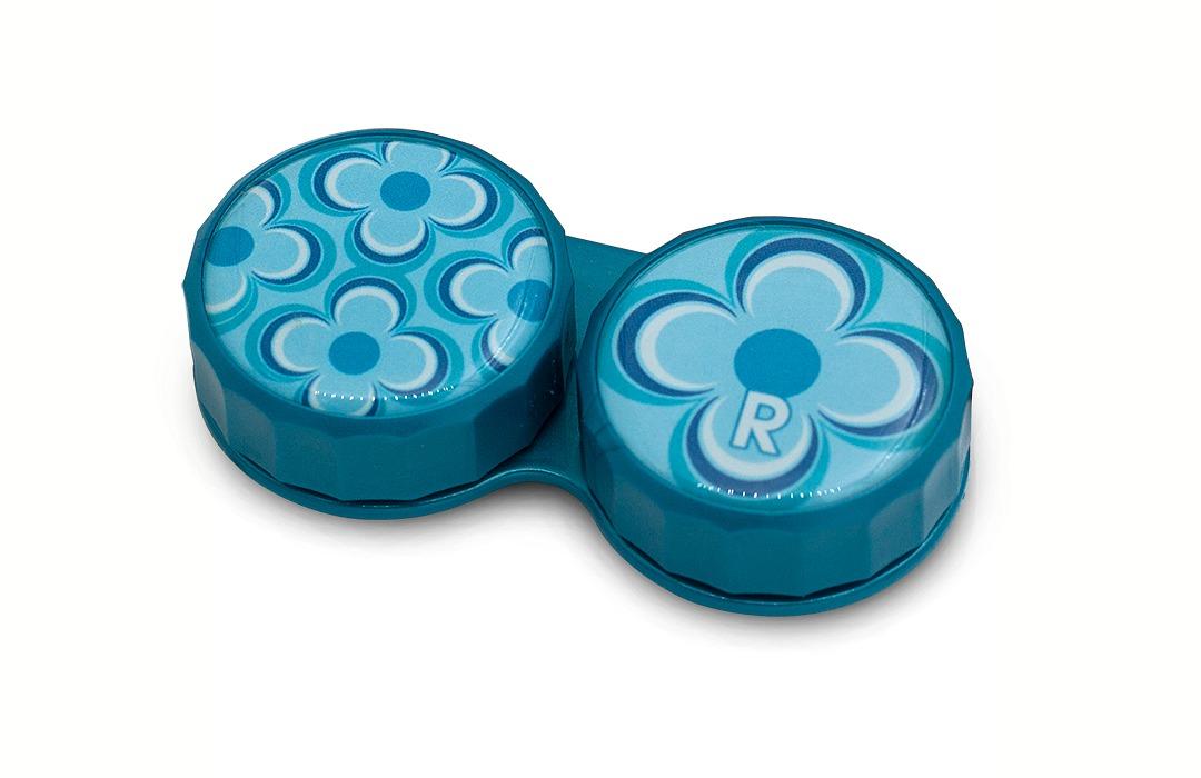 Puzdro na šošovky - Modrý kvet